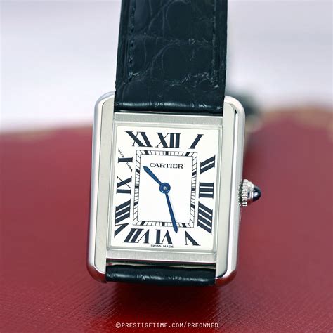 pre owned cartier tank solo.